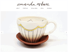 Tablet Screenshot of amandambarr.com
